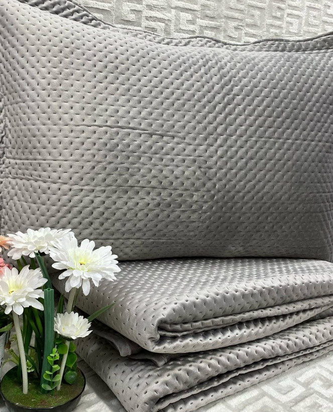 روتختی مخمل کوبیده مخصوص تخت دونفره جنس اعلا