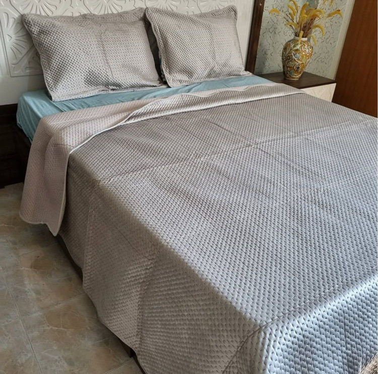 روتختی مخمل کوبیده مخصوص تخت دونفره جنس اعلا