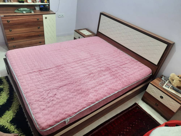 روتختی کشدار مخمل کوبیده ضد آب تخت ۱۸۰