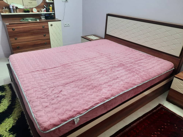 روتختی کشدار مخمل کوبیده ضد آب تخت ۱۸۰